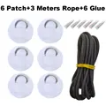 6 White 6 glue Rope