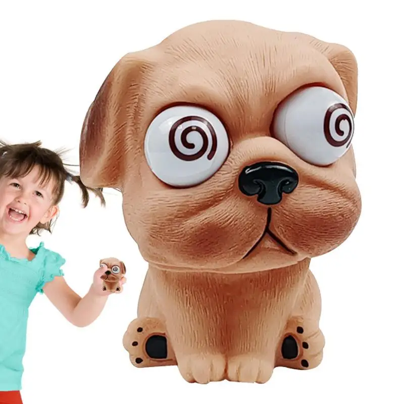 

Squeeze Toys For Kids Eyes Cartoon Dog Shape Squeeze Toys For Kids Bright Colors Soft TPR Kids Toys Decorative For Teenager