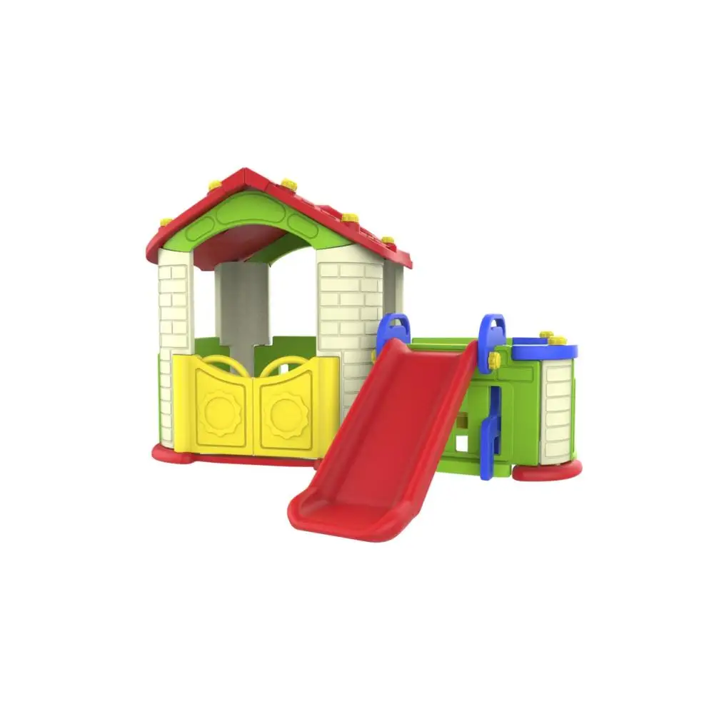 Toy monarch play house with fence and slide houses children's space game educational toy girl boy baby Akusherstvo Акушерство |