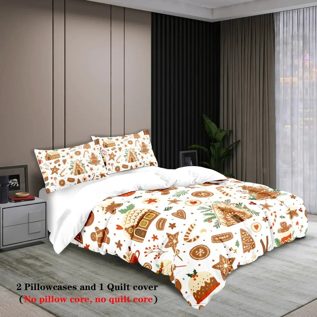 Gingerbread Cottage Bedding Set 4