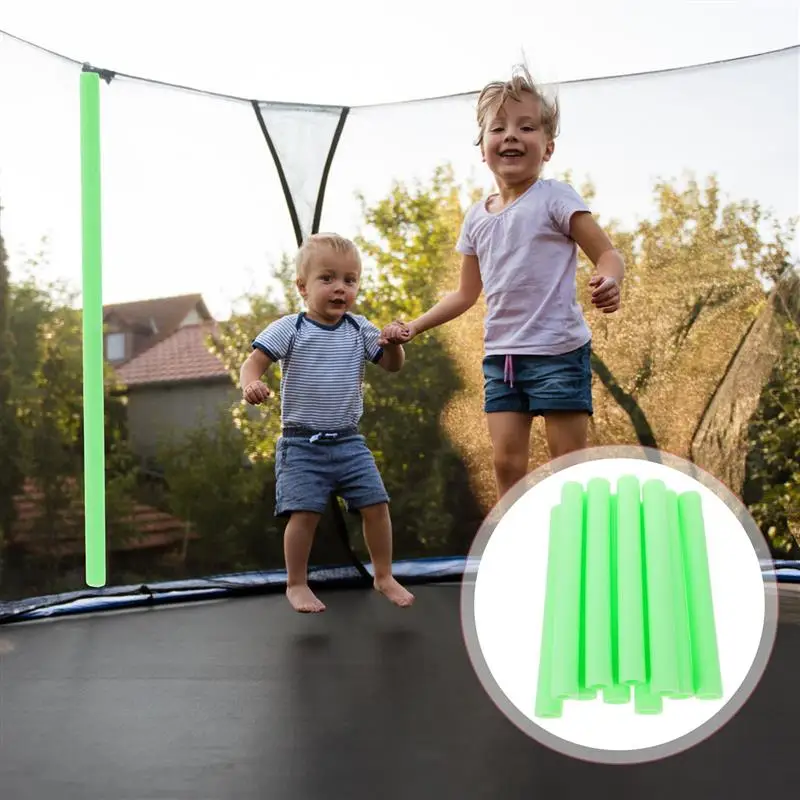 10Pc 40CM Trampoline Pole Cover Padding Foam Waterproof Tubing Foamed Pipe Sponge Casing Protective Trampoline Pole Foam Sleeves