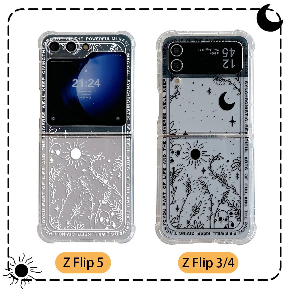Art Fresh Moon Star Phone Case - Elegant Anti-fall Back Cover