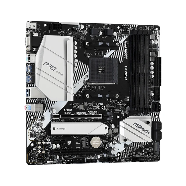 マザーボード ASRock B550M Pro4 AMD Ryzen 5000/3000 NeweggBusiness - ASRock B550M PRO4 AM4 AMD B550 Micro ATX