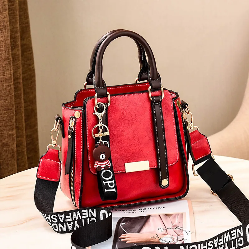 

Bag Women's 2023 New Fashion Retro Handbag Korean Version Simple Casual Temperament One Shoulder Crossbody Bag