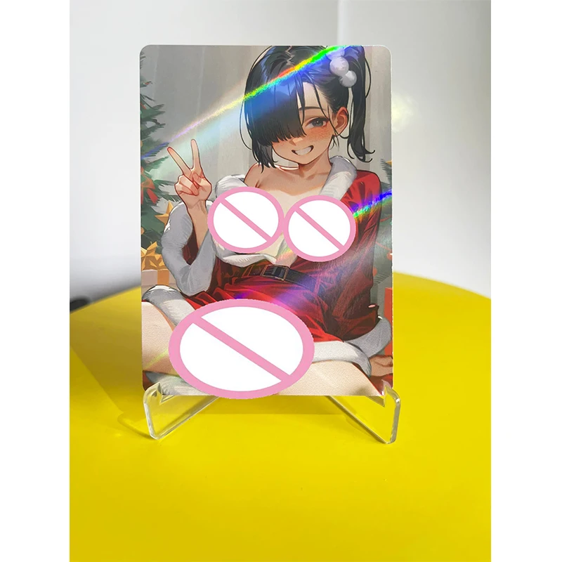 애니메이션 캐릭터 DIY 수집용 카드 토카이 테이오 나히다 호리에 유이 레이저 플래시 카드 소년 게임 장난감 크리스마스 생일 선물
