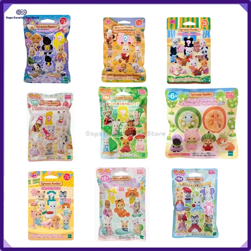 Nuove Famiglie Sylvanian Da 4Cm Anime Figure Blind Box Ternurines Sylvanian Family Anime Lucky Bag Caja Misteriosa Giocattoli Per Bambini