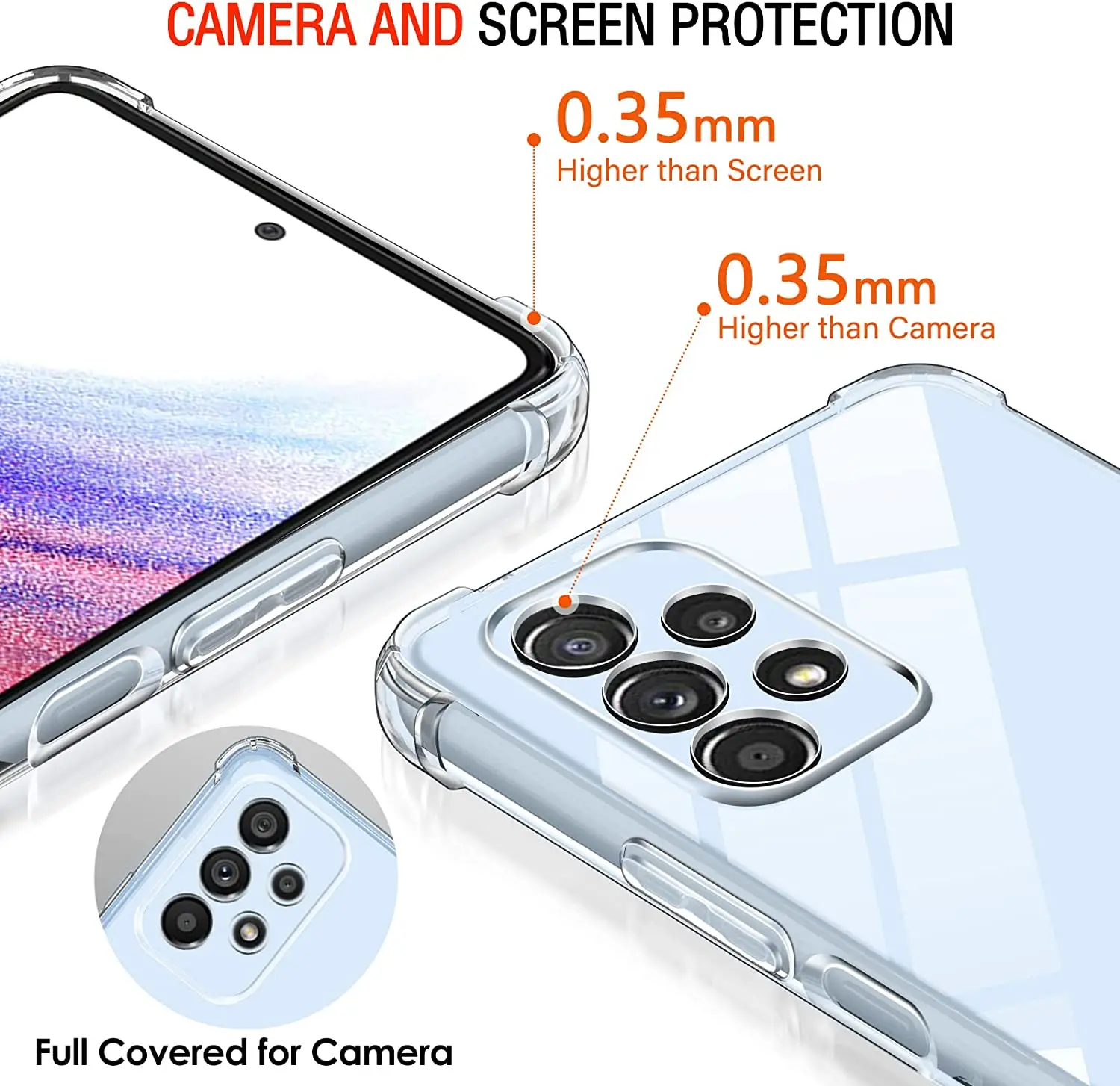 Transparent Airbag Phone Case - Soft Silicone Protective Cover