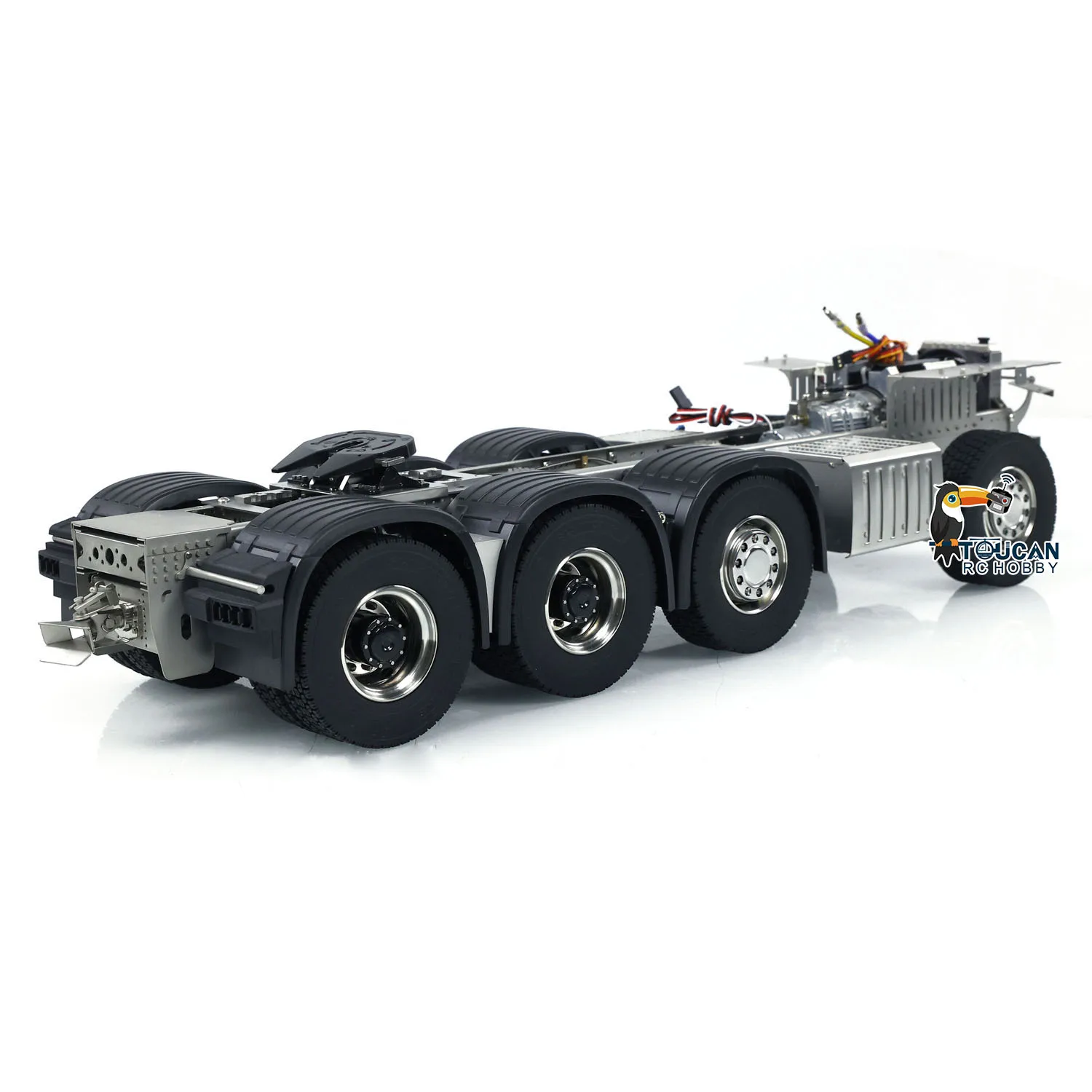 ScaleClub 1/14 10x10 8x8 Metal Radio Chassis for Toys RC Tractor Truck 3363 1851 3348 Car Vehicle Model TH23555 3