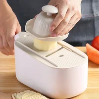 Coupe-légumes multifonctionnel avec panier de drainage pour légumes et fruits, outil de découpe et de lavage pour la cuisine 2