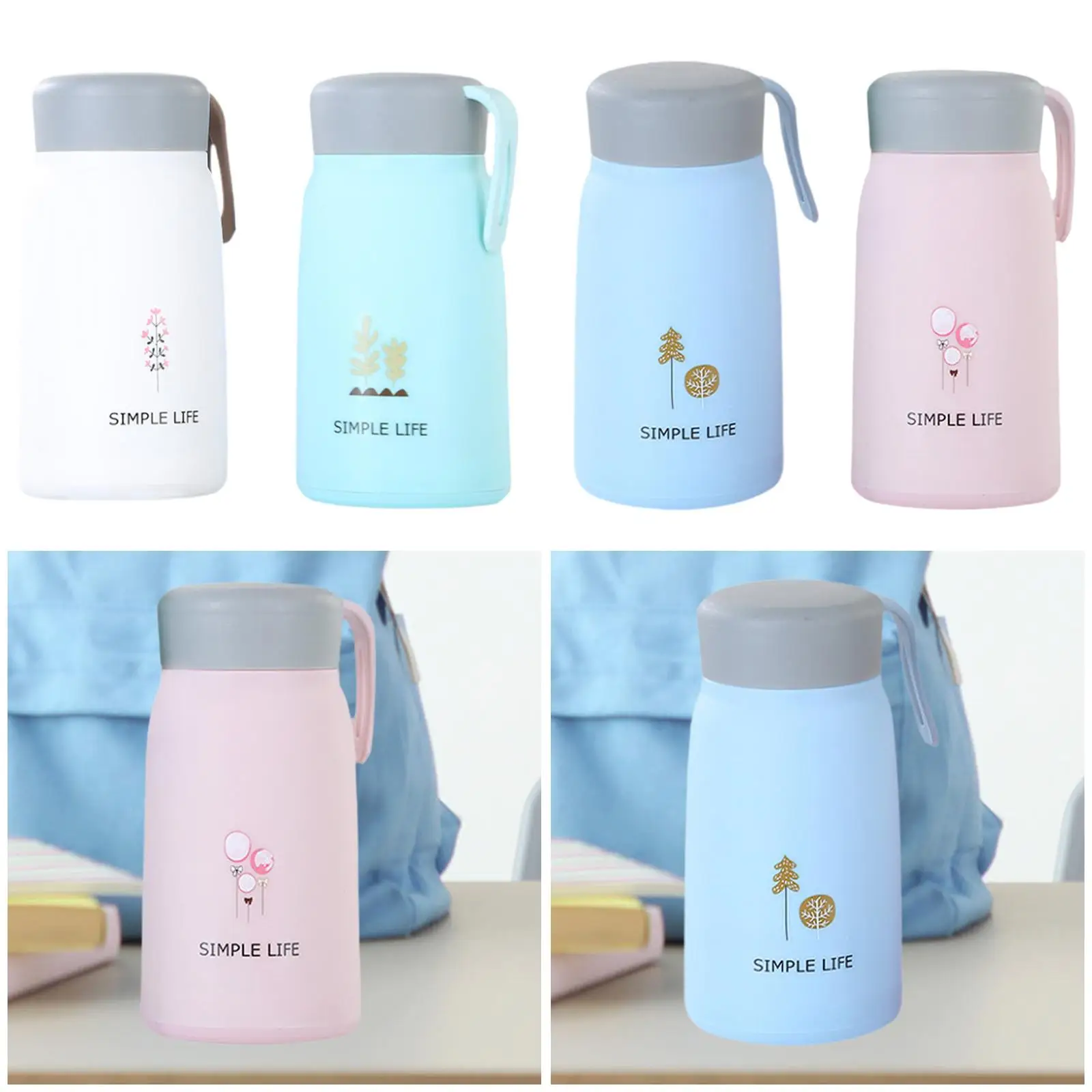 Insulated Water Bottle for Kids 360ml Capacity Coffee Mug Insulated Tumbler