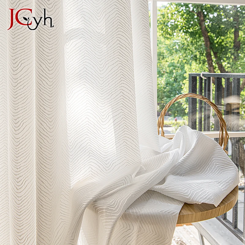 

Белые полосатые прозрачные шторы для гостиной, окна, элегантные занавески для зала, для кухни, вуали, белая панель, Свадебный декор
