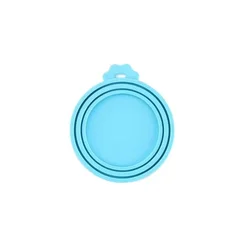 Reusable Silicone Pet Can Lid - BPA - Free, Keeps Pet Food Fresh & Odor - Free (1PCS - Blue)
