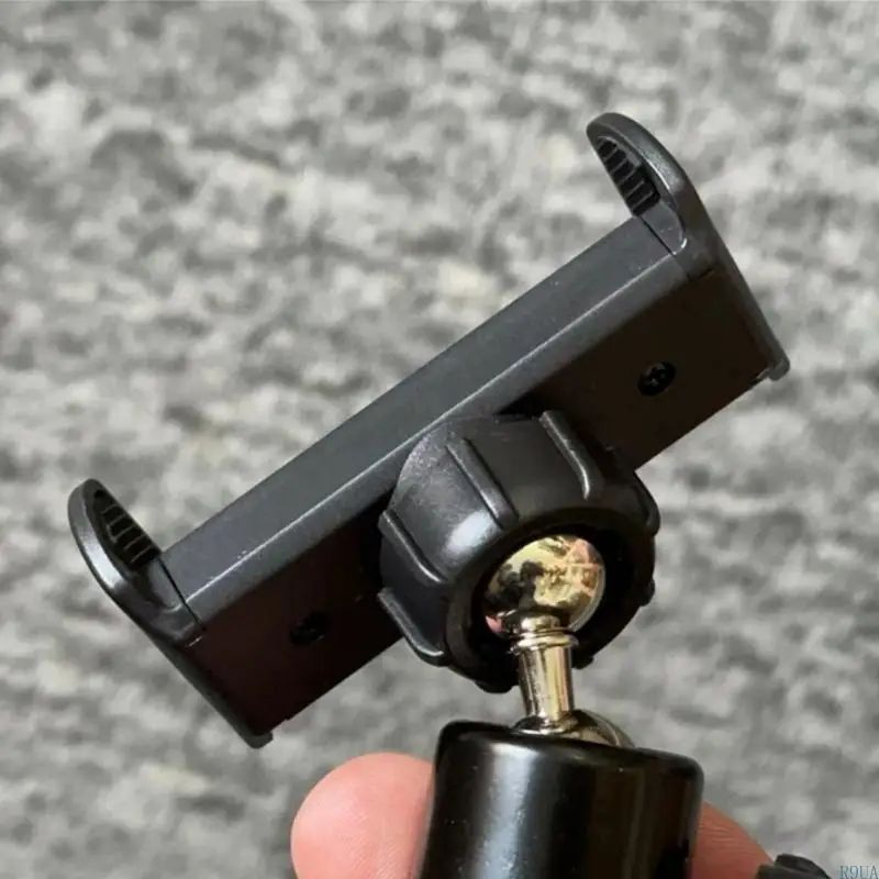 R9UA 차량 스탠드 및 사진용 유연한 17mm 볼 조인트 휴대폰 그립 교체