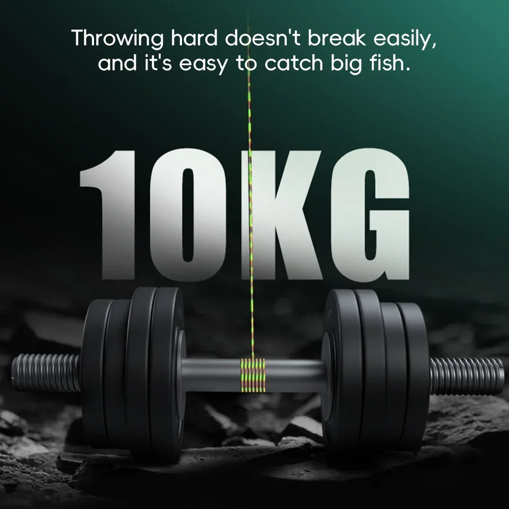 1Roll 300M Invisible Fishing Line Speckle Carp Fluorocarbon Line Super Strong Spotted Line Sinking Nylon Fly Fishing Line Pesca