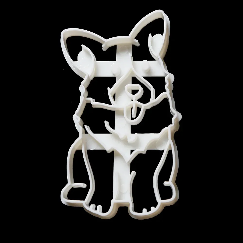 Corgi Dog Shaped Cookie Cutter Set for Kids - Adorable Biscuit Baking Tool