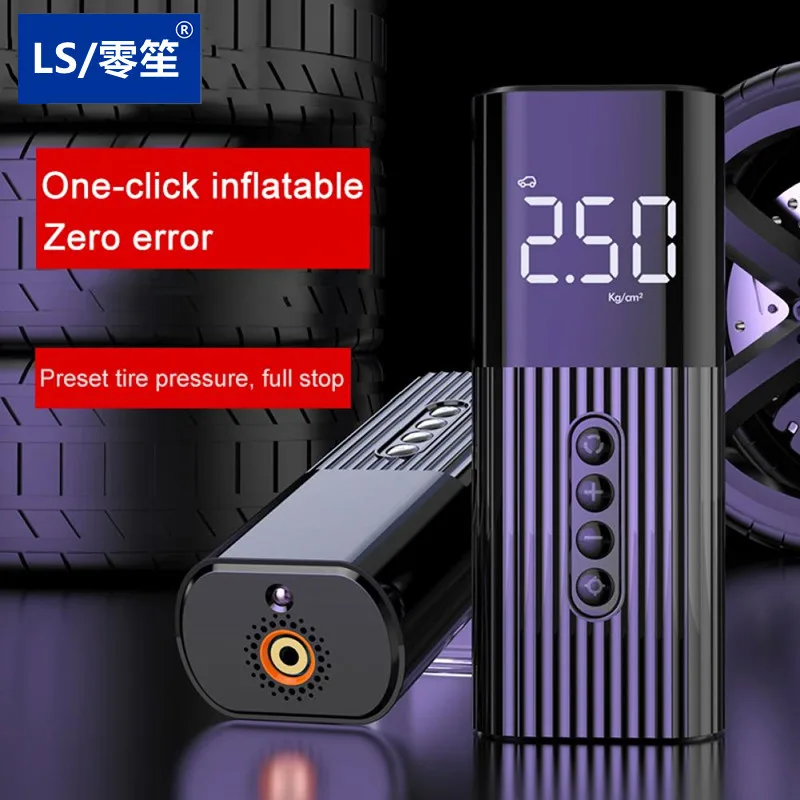 For Xiaomi Air Compressor Mini Car Air Pump Compressor Digital Wired