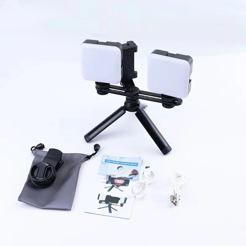 

IBOOLO flash light with super macro lens for dentist photography set