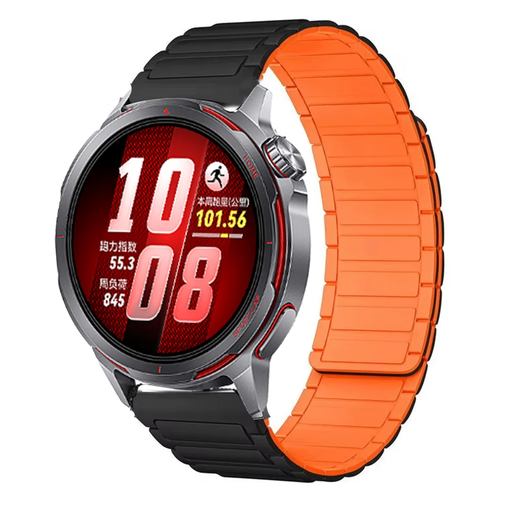 Magnetic Silicone Loop Band - Premium Accessories Bracelet, Universal Fit 46mm