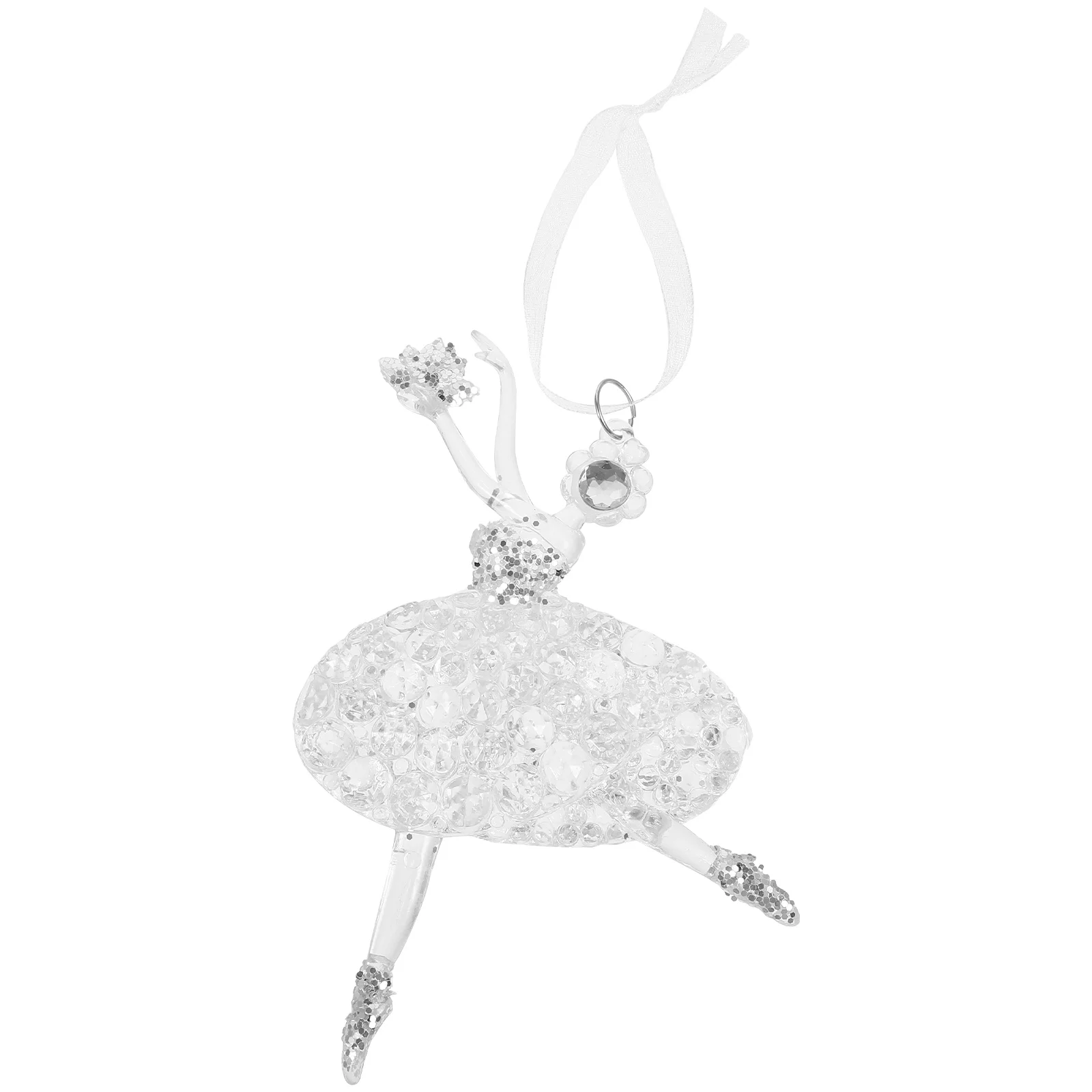 

Angel Pendant Christmas Ornaments for Girls Tree Decoration Festival Adornment Acrylic Hanging Elk Dancing Decorations Xmas
