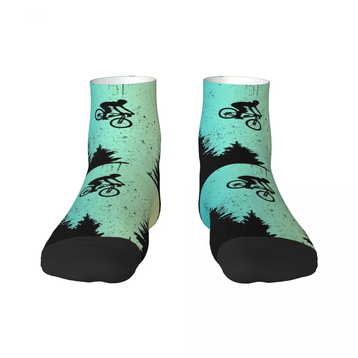 Moda Uomo Mountain Biker Bike Dress Socks Unisex Confortevole Caldo Stampa 3D Mtb Bicycle Crew Socks