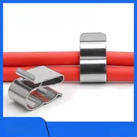 50/20 clips pour panneaux solaires, adaptés aux câbles en acier inoxydable de 2x6 mm, utilisés pour les remorques photovoltaïques, clips pour fils photovoltaïques 2
