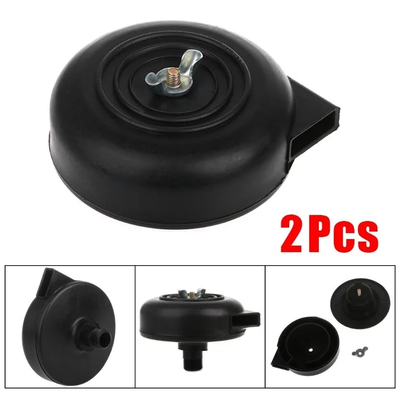 

2pcs 16mm 3/8PT Plastic Air Filter Silencer Black Exhaust Noise Muffler For Piston Compreesor Male Threaded Pneumatic Parts