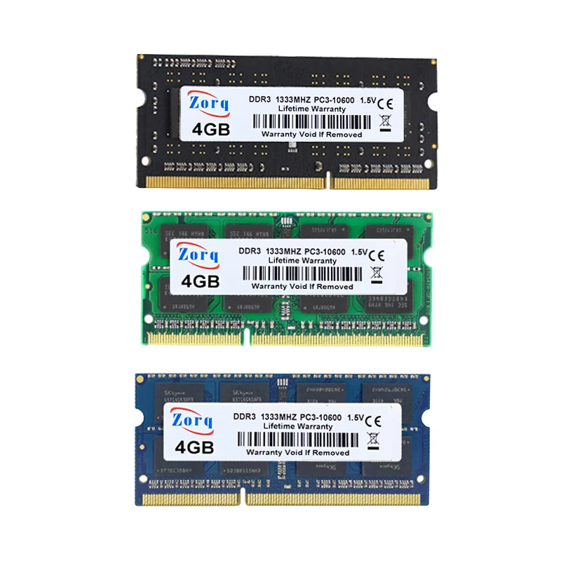 Laptop Memory Module DDR3 DDR3L DDR4 4GB 8GB 16GB PC2 6400 5300 PC3 PC3L 1066 1333 1600Mhz PC4 2133 2400 2666Mhz