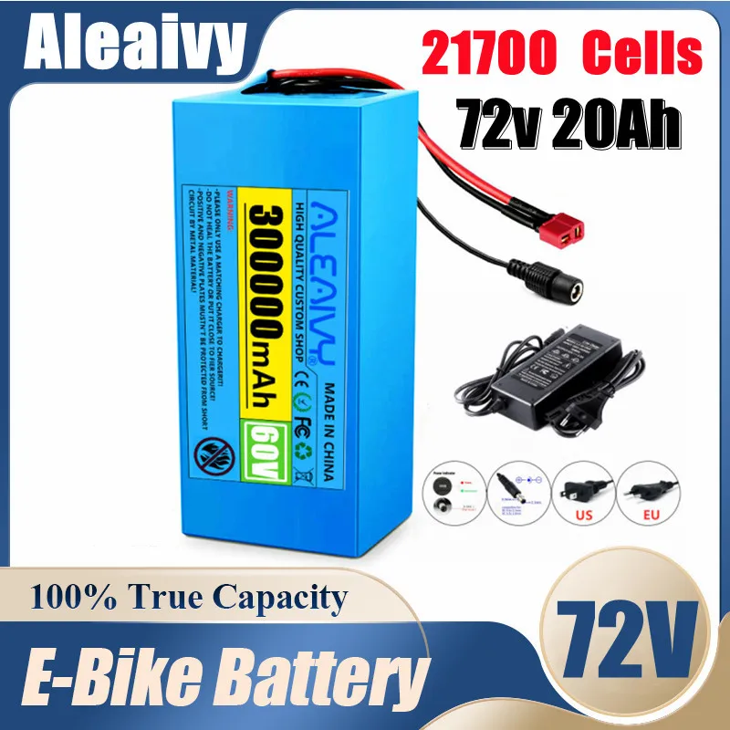 72v 20ah 25ah 30ah 35ah 40ah 50ah Battery Pack 3000w High Power 84v Electric Bike Motor Electric