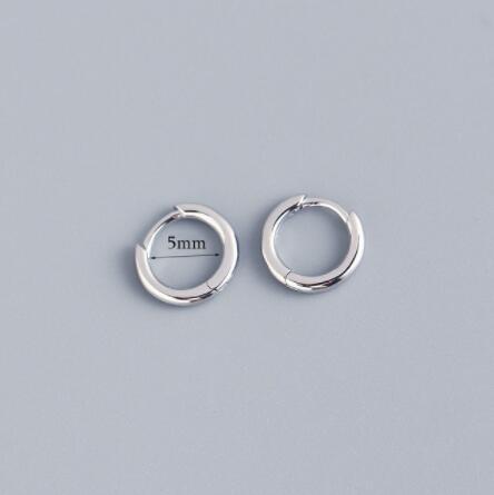 Quality Stainless Steel Gold Geometric Small Hoop Earrings for Women Punk Hip-Hop Drop Earrings 2022 Trend Fashion Jewelry