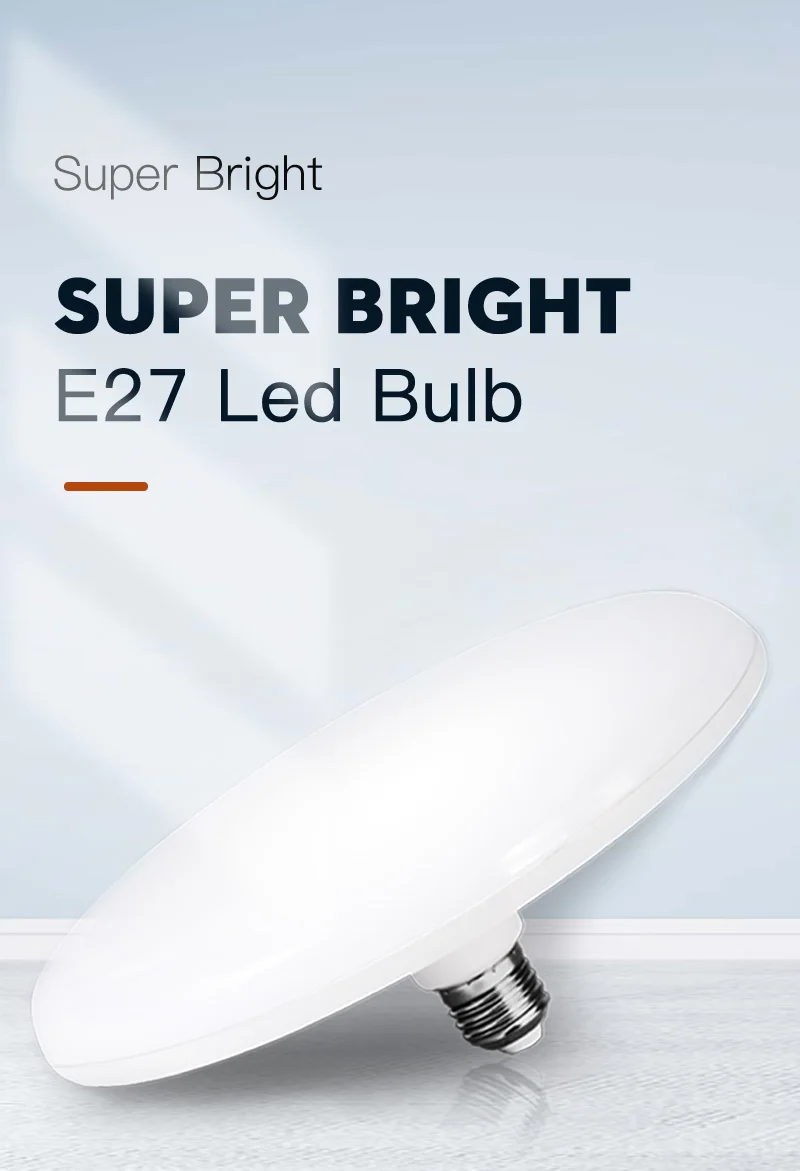Description Picture 2 of itemHight Brightness Led Bulbs E27 UFO Led Bulb For Bedroom Dinning Room Cold White 15W 20W 30W 40W 50W 60W Led Light Bulbs 220V