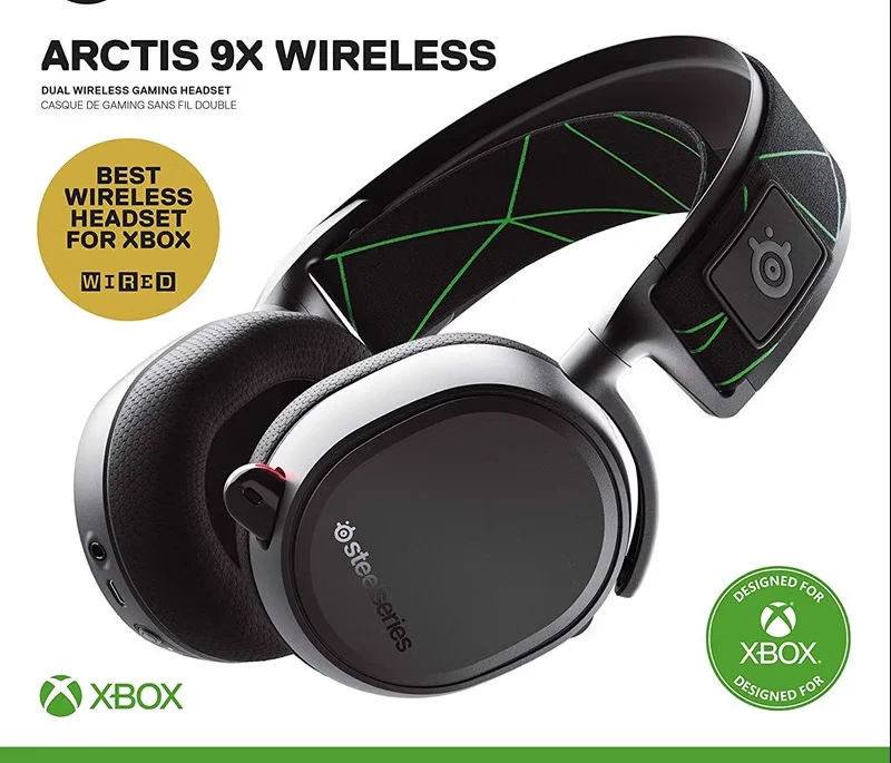 Steelseries Arctis 9x ワイヤレス E スポーツ軽量リスニングおよび