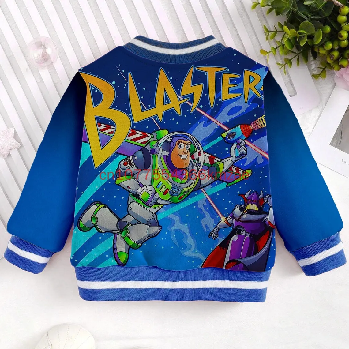 Toy Story Buzz Lightyear Bomber Jacket Kids 's Autumn Baseball Jacket Coat Cartoon Streetwear Harajuku Bomber College