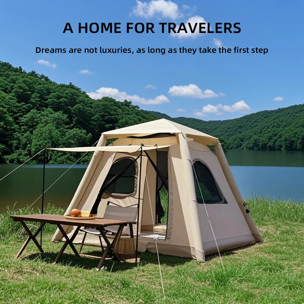 4-6 People Quickly Open Inflatable Tent 1