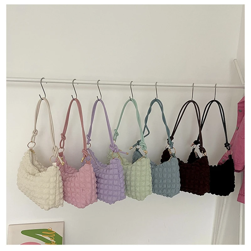 

Soft Cloud Cotton Candy Designer Handbag Gentle Shoulder Bag High-quality Lightweight Large Tote Bag Armpit Bag