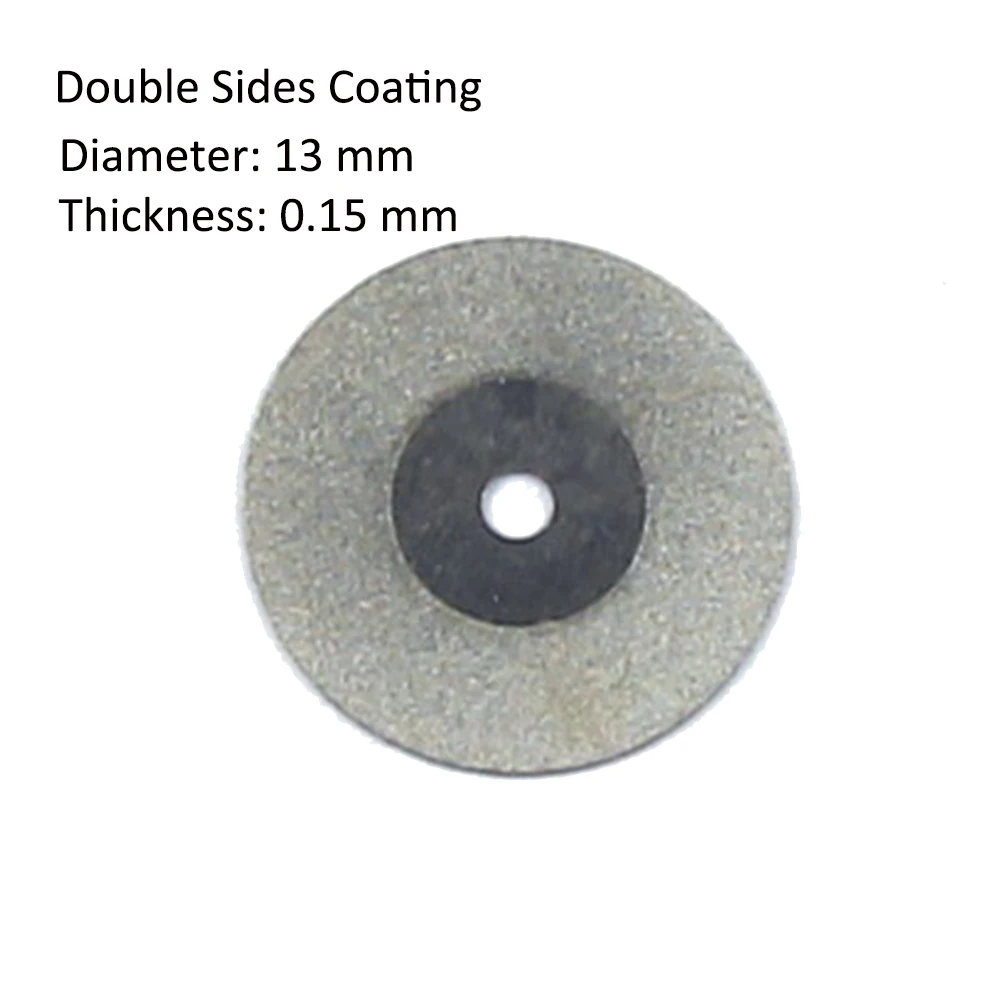 5PCSAm13D15DentistDiamondDiscDoubleSidesCuttingWheeLDentalCuttingPlasterDisc