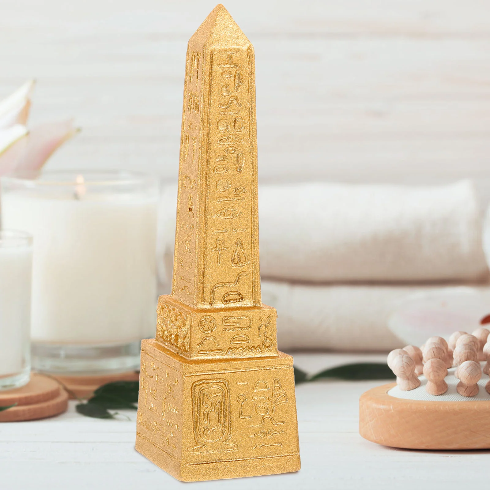 

Ancient Egypt Statue Egyptian Decor for Home Desktop Egyptian Tower for Ornament