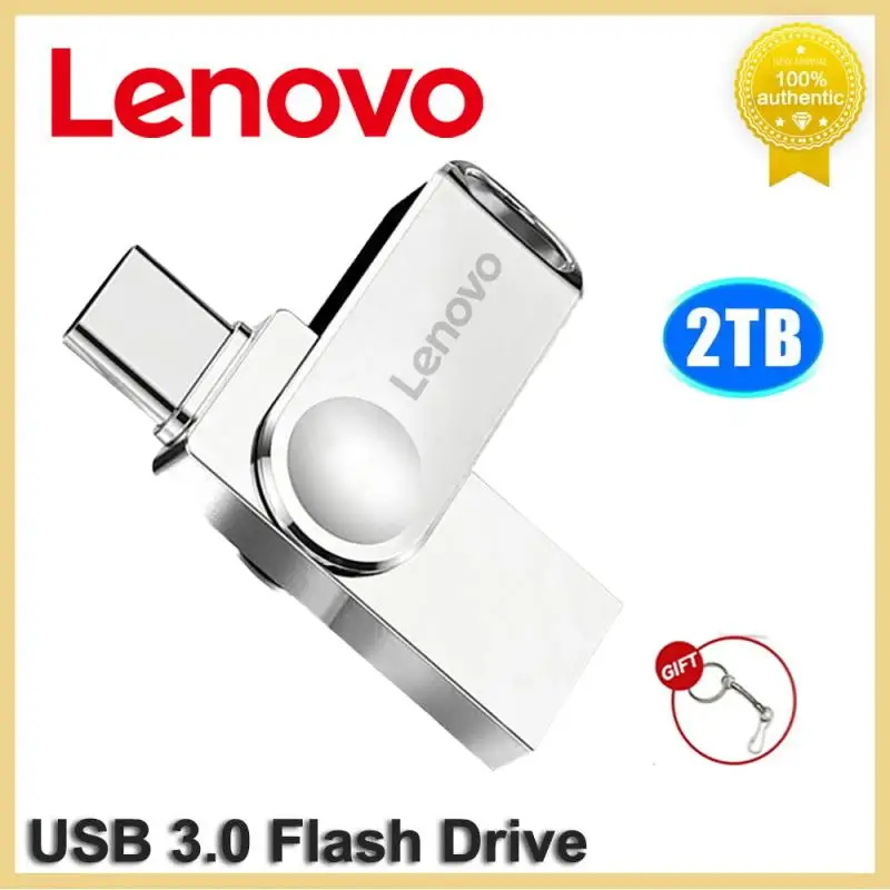 Lenovo Usb 3.0 Tipo C A Usb Flash Drive 128Gb Pen Drive 2 In 1 2Tb Usb Memory Stick Flash Disk Type-C Pendrive Spedizione Gratuita