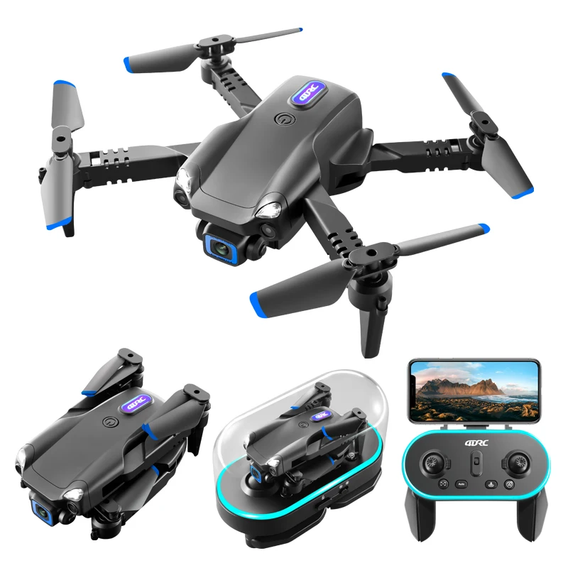 Новый Радиоуправляемый мини-Дрон V20 Rc 4K 1080P 6K Wi-Fi fpv Дрон HD Двойная камера