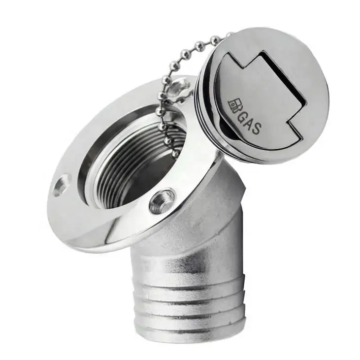 

Marine Hardware 316 Stainless Steel Gas Deck Fillers For Yacht