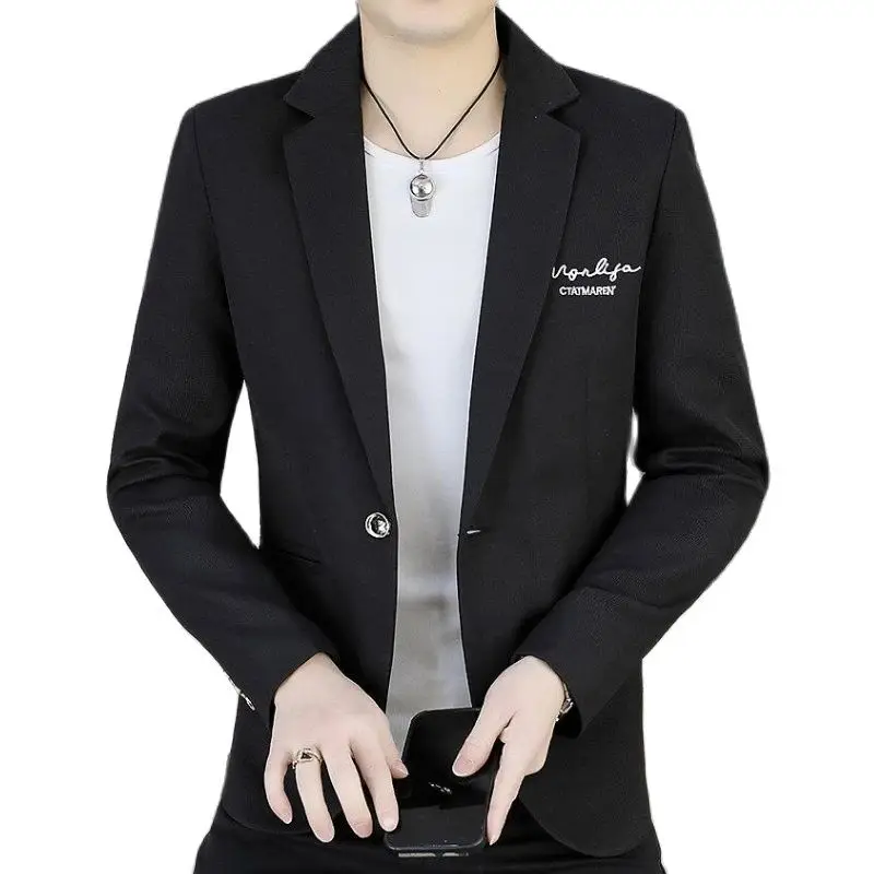 The main promotion of new explosive spring personality all casual lapel single west handsome men's clothing