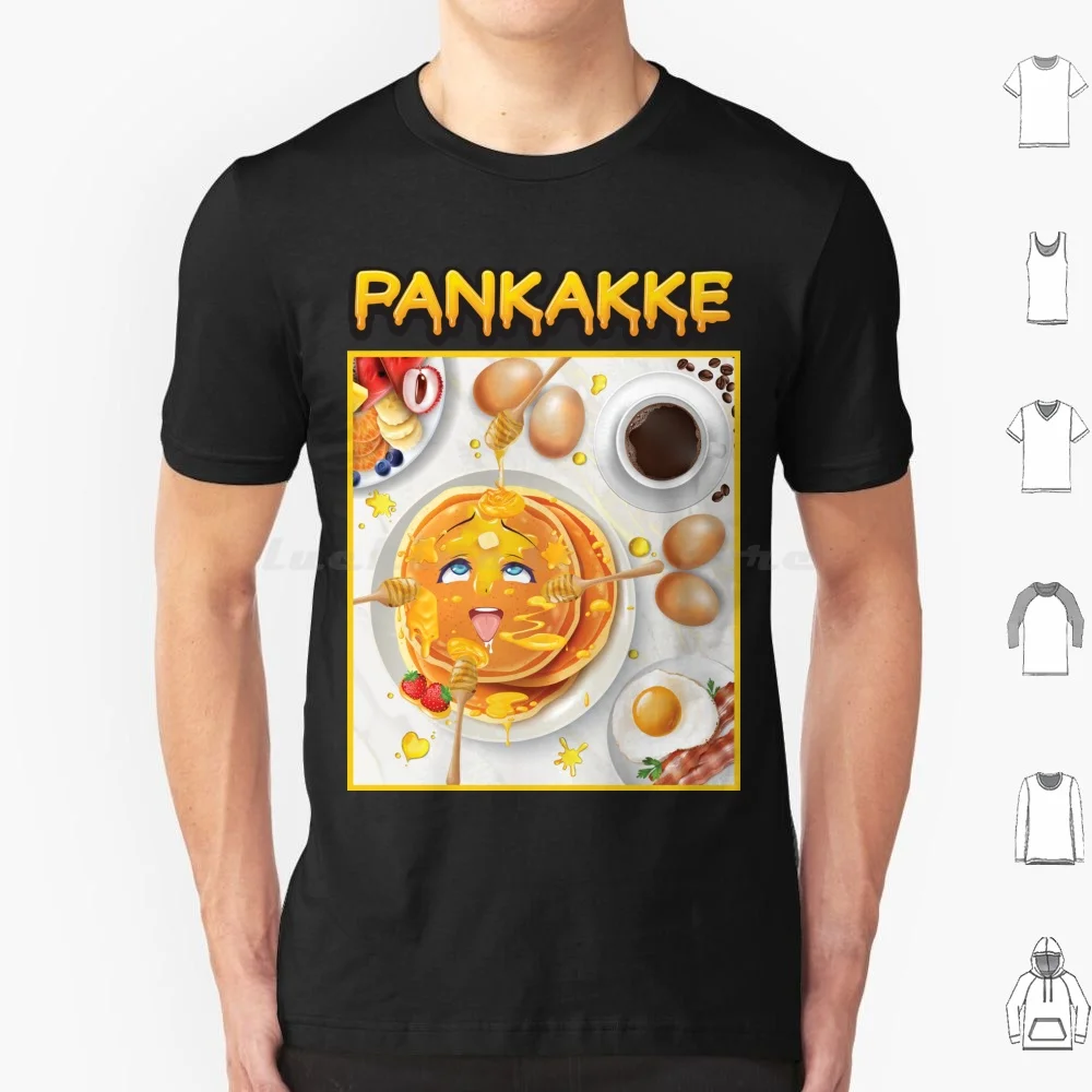 Naughty & Disordinati Realistico Pankakke Foodie Pun T Shirt Cotone Uomo Donna Fai Da Te Stampa Pankakke Meme Divertente Naughty Foodie Pun Pancake