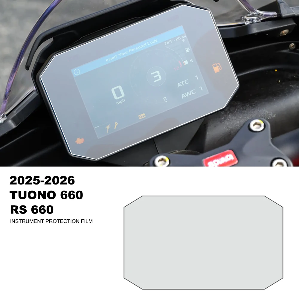 Premium Motorcycle Scratch-Resistant Dashboard Protection Film