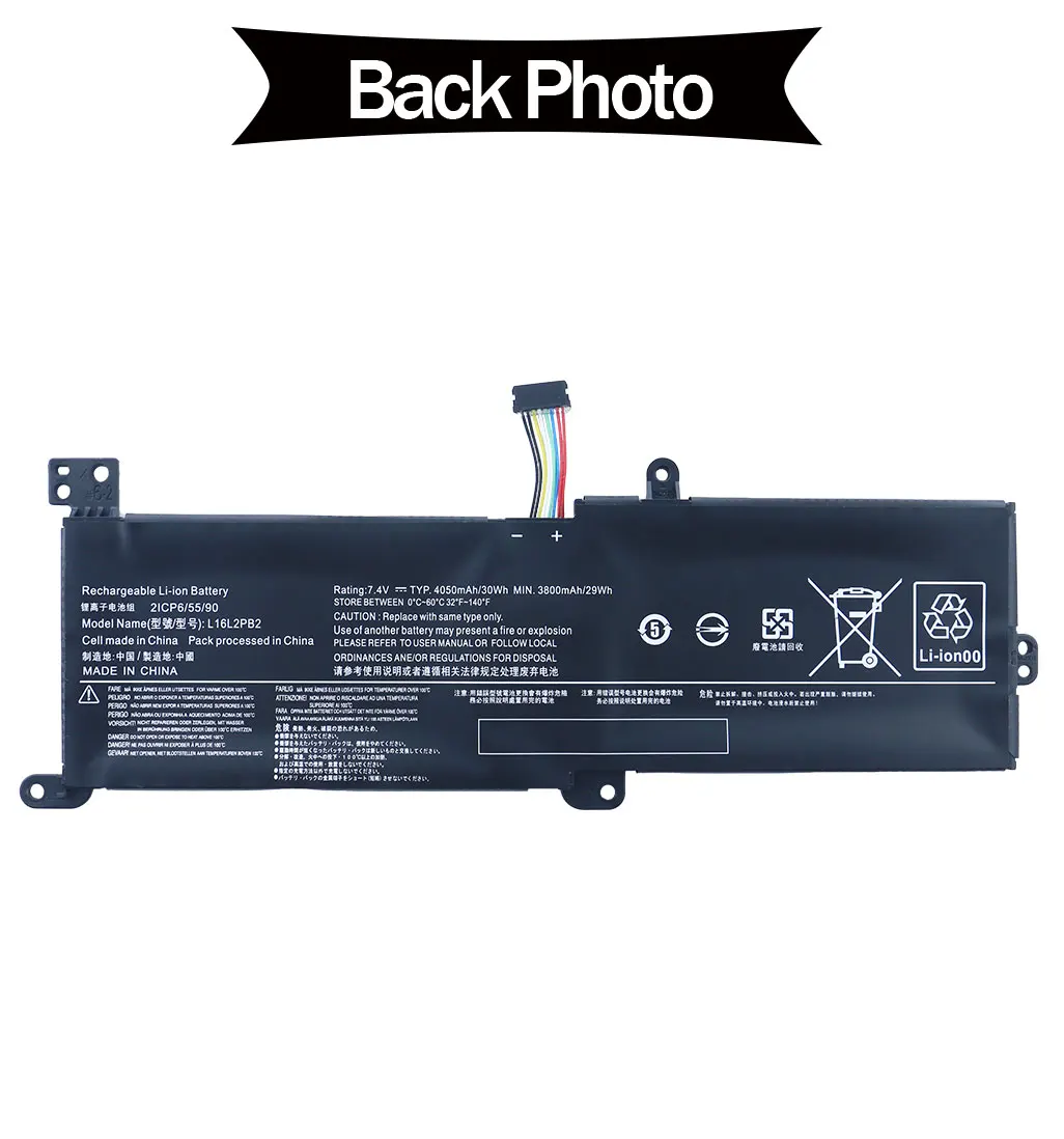 Bateria do portátil para Lenovo IdeaPad, L16L2PB2,