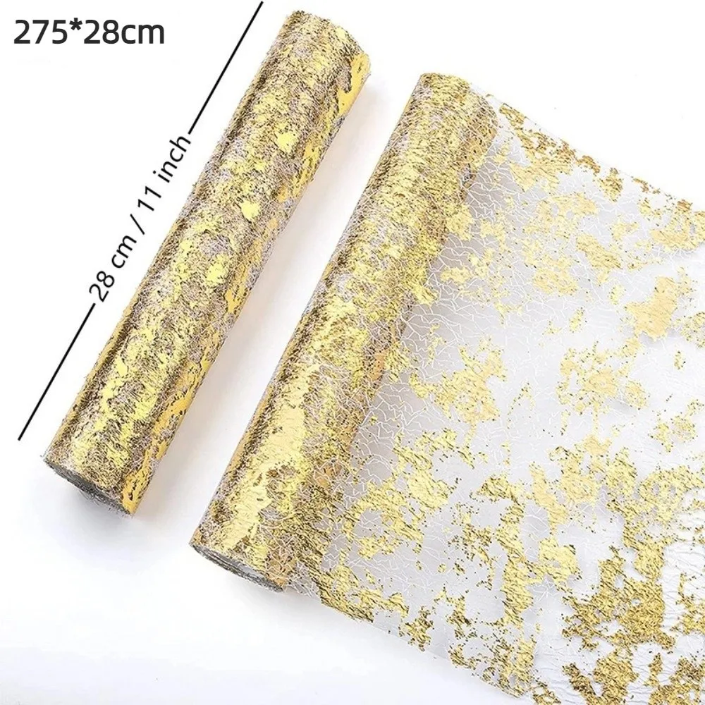 Polyester Glitter Table Runner for Christmas Decor
