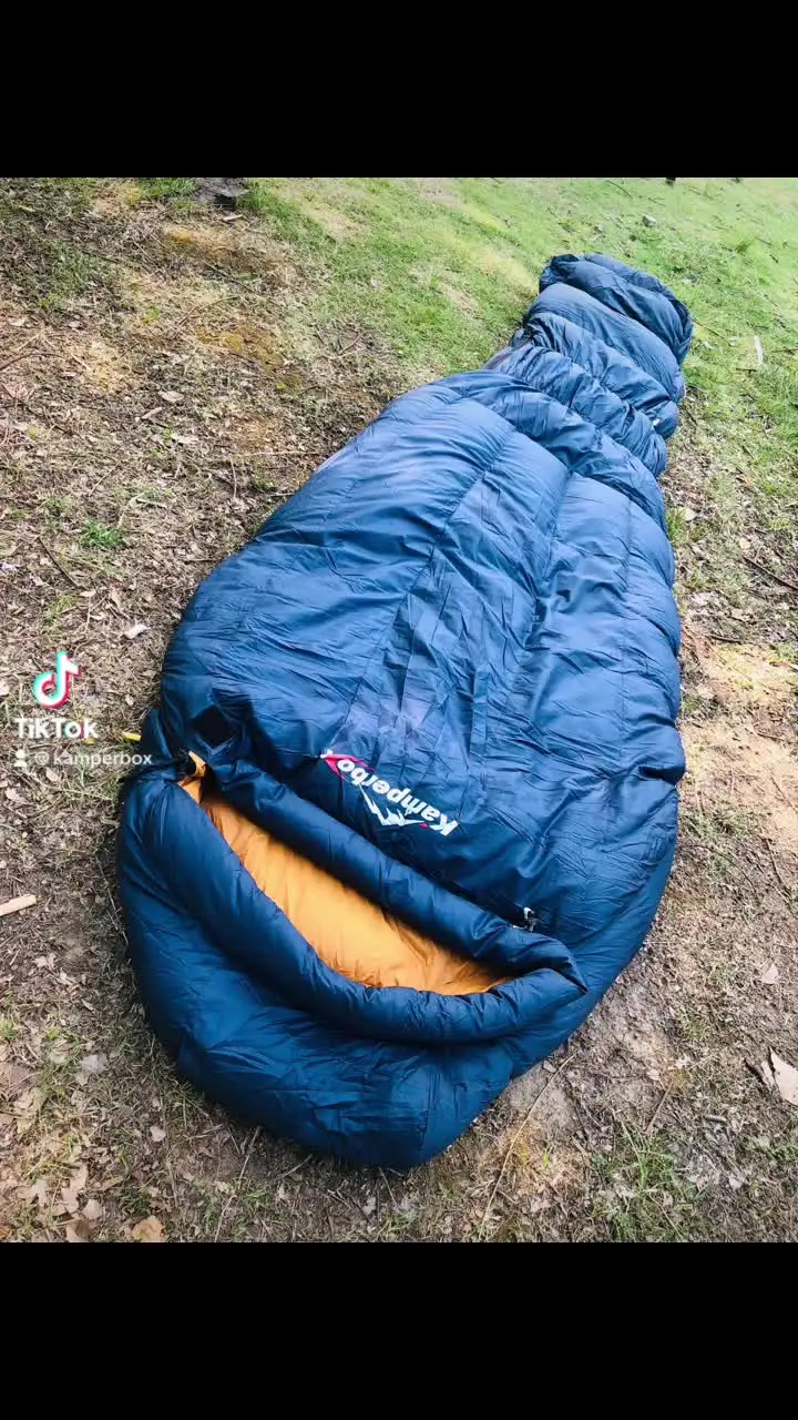 Kamperbox Winter Down Sleeping Bag Ultralight Camping Kamperbox Winter Down Sleeping Bag Ultralight Camping