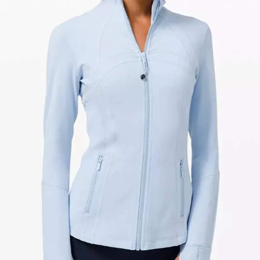 سترة نسائية للتدريب بسحاب بقصة ضيقة - سترة جري للي...