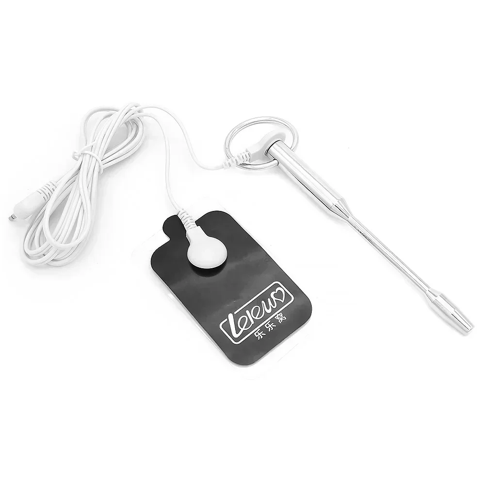 Metal Horse Eye Stick Urethra Bead Electric Shock Urethral Plug Urine Blockage Penis Stimulation Sex Toys For Male