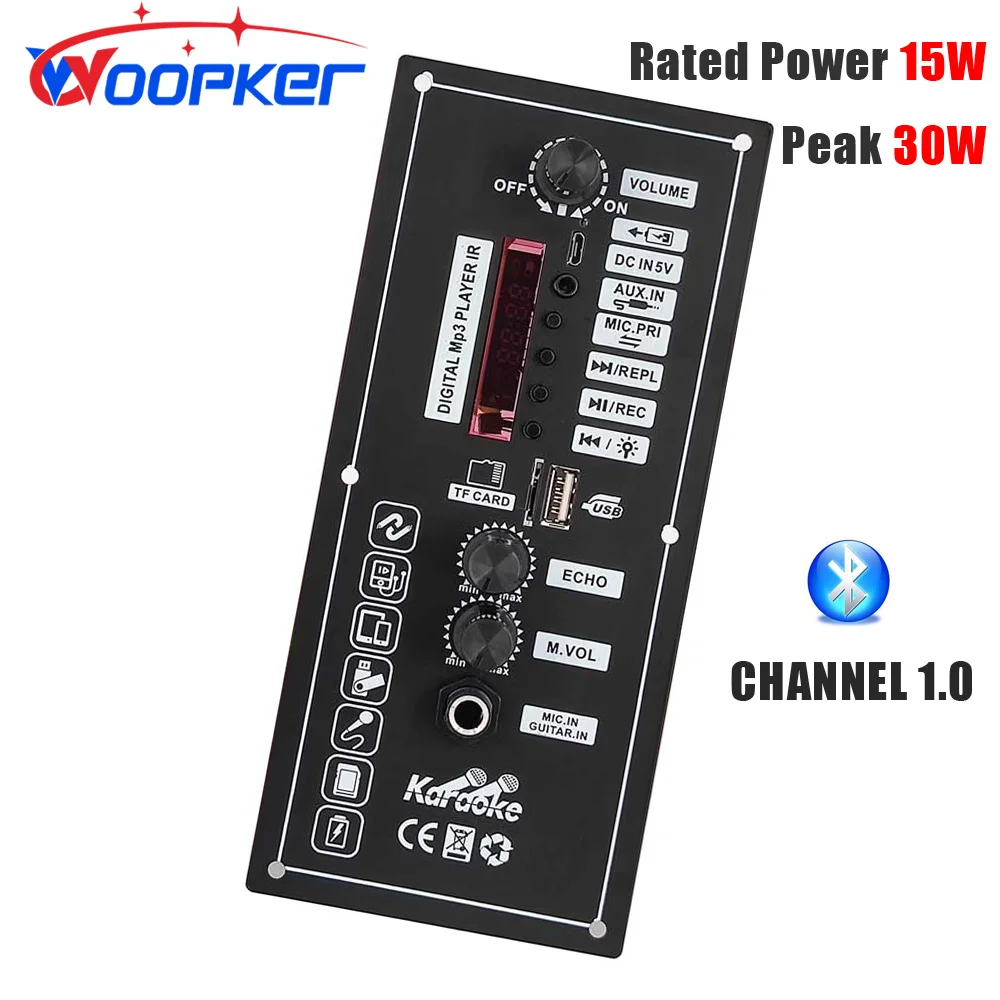 WoopkerAmplifierBoardA80337VBatteryPowerAMPSupportBluetoothAUXTFCardUDisk.jpg