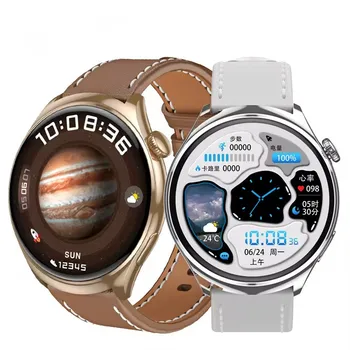 Amoled Smart Watch HD4 Men 1.43inch AI Voice Bluetooth Call Local Music Player 4G RAM Memory Recording Function Women Smartwatch