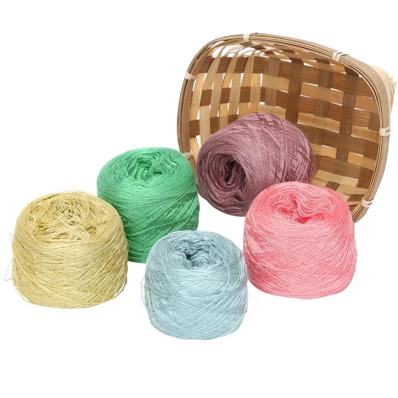 Italian mulberry silk yarn for knitting cotton thread croche line silk fabric designer Cool in summer Ice knit 300g